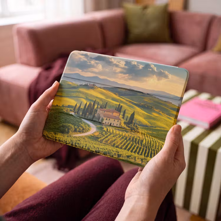 iPad hoes - Toscane - Landschap - Wijngaarden — 4