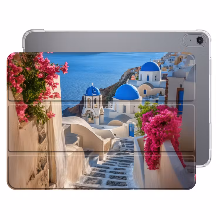 iPad hoes - Santorini - Bloemen - Griekenland — 1