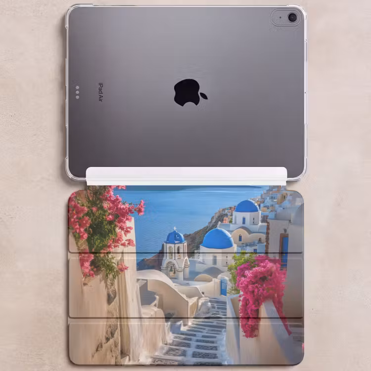iPad hoes - Santorini - Bloemen - Griekenland — 6