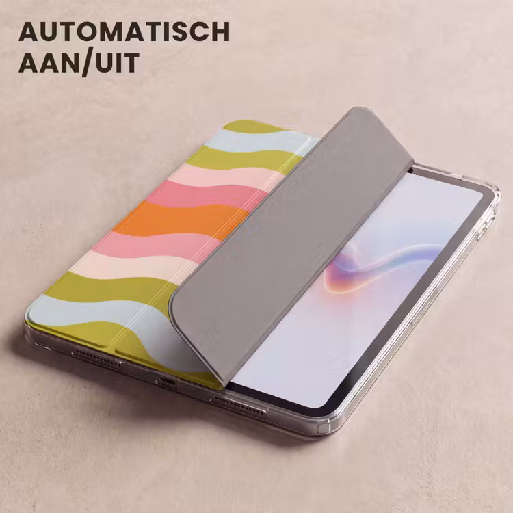 iPad hoes - Banen - Golven - Kleurrijk - Verticaal — 5