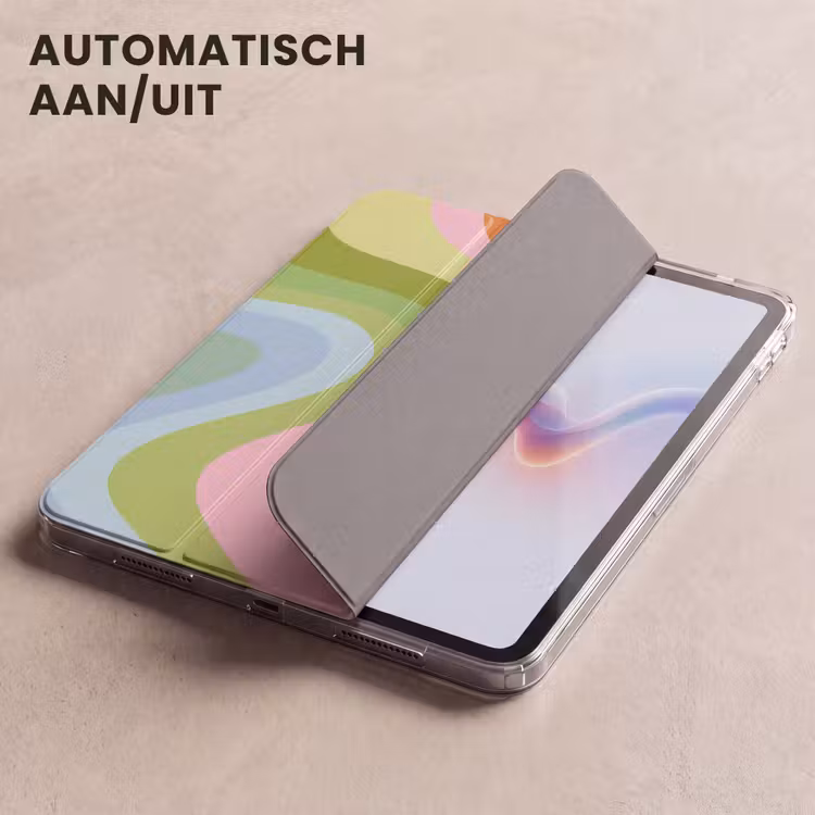 iPad hoes - Lijnen - Pasteltinten - Golvend — 5