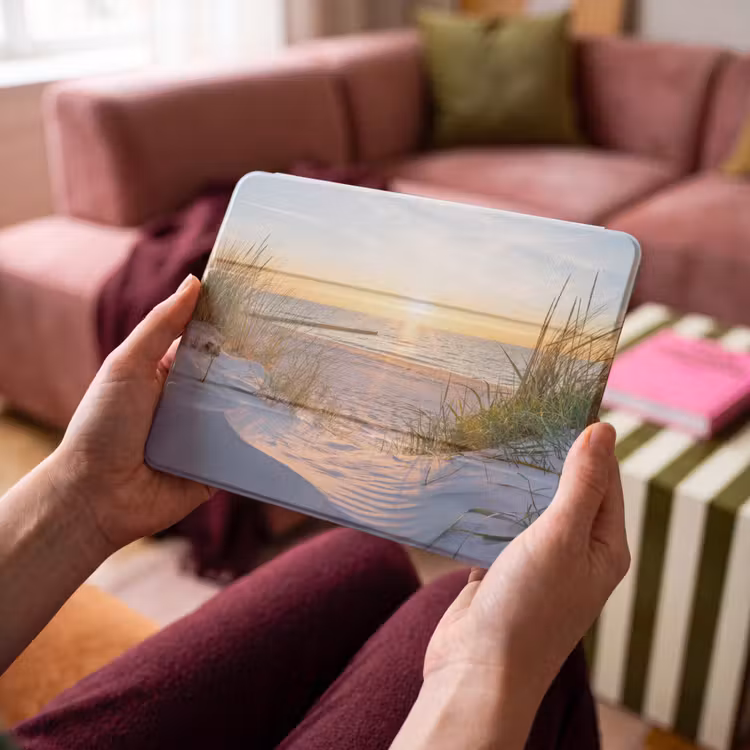 iPad hoes - Strand - Zon - Duin - Gras - Zand - Horizon — 4
