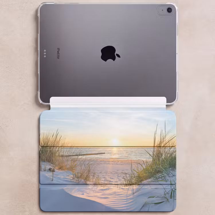 iPad hoes - Strand - Zon - Duin - Gras - Zand - Horizon — 6