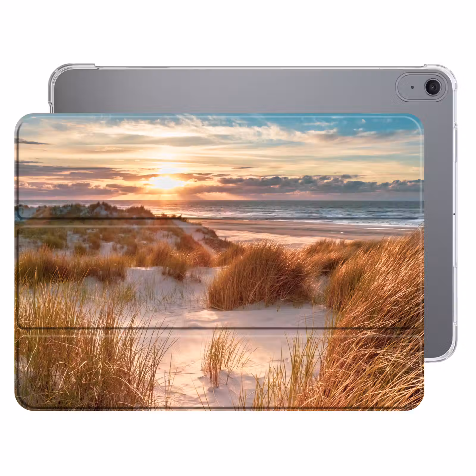 iPad hoes - Duin - Planten - Zonsondergang - Strand - Zee — 1