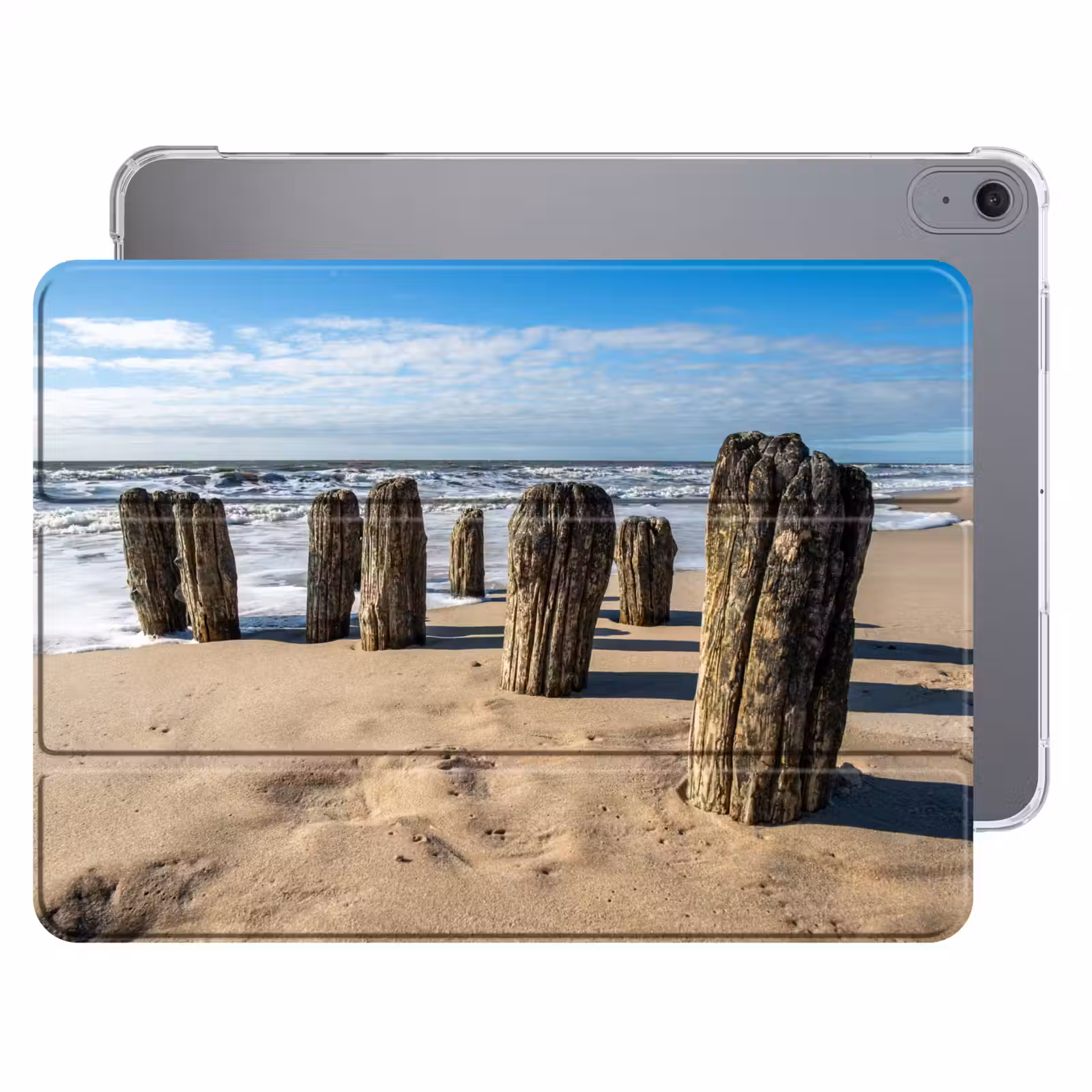 iPad hoes - Zand - Strand - Paal - Water - Zomer — 1