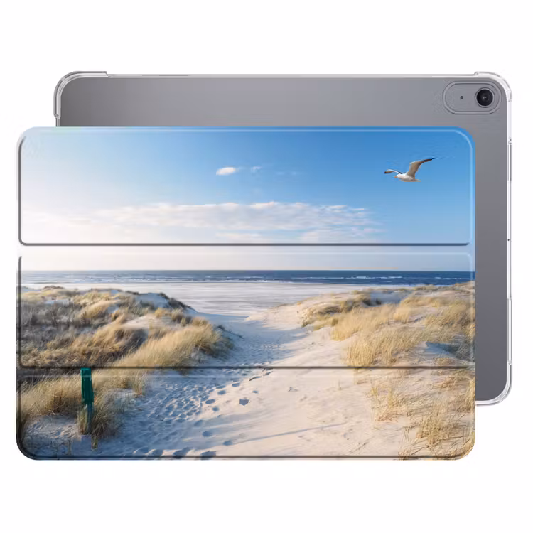 iPad hoes - Duin - Meeuw - Strand - Zee - Zon — 1