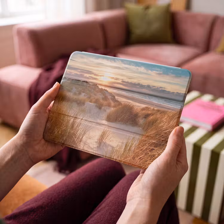 iPad hoes - Duin - Planten - Zonsondergang - Strand - Zee — 4