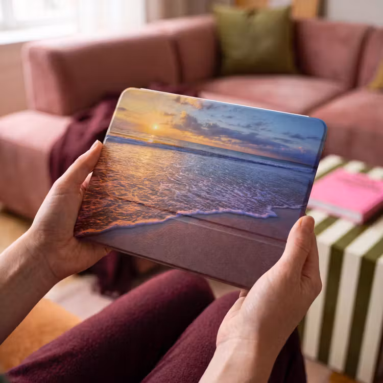 iPad hoes - Zee - Strand - Zonsondergang - Wolken - Horizon — 4
