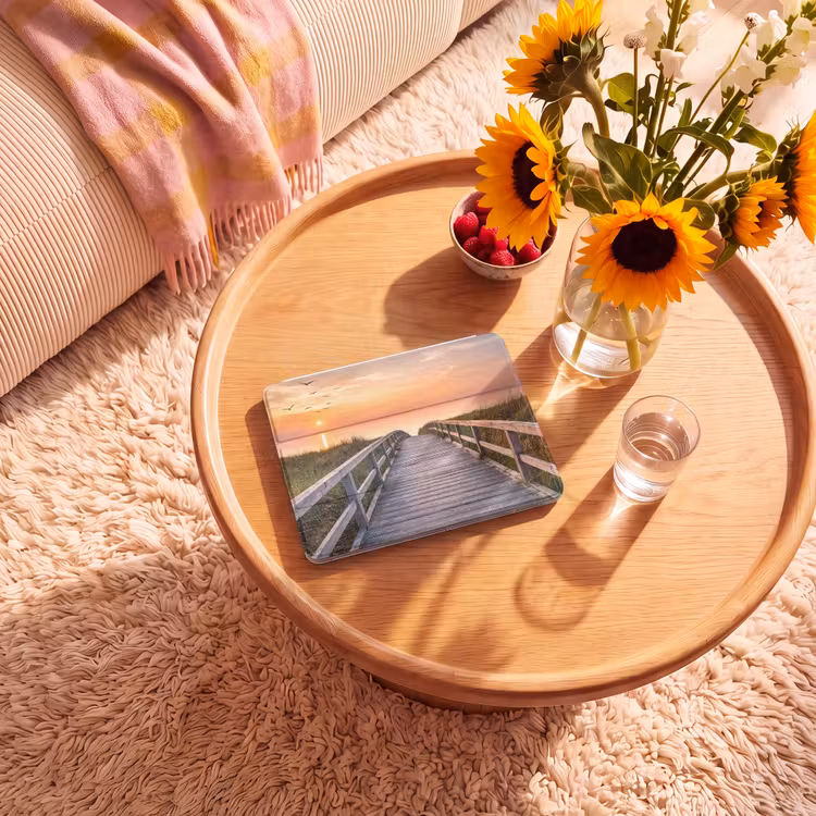 iPad hoes - Zonsonderang - Zee - Pad - Gras - Duin - Vogels — 2