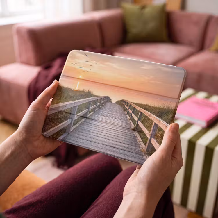 iPad hoes - Zonsonderang - Zee - Pad - Gras - Duin - Vogels — 4