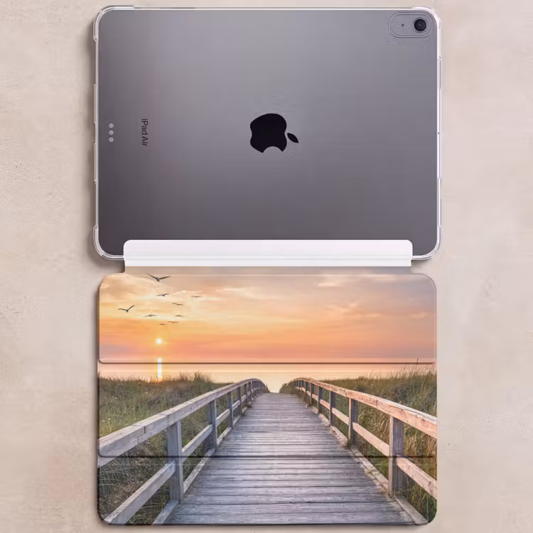 iPad hoes - Zonsonderang - Zee - Pad - Gras - Duin - Vogels — 6