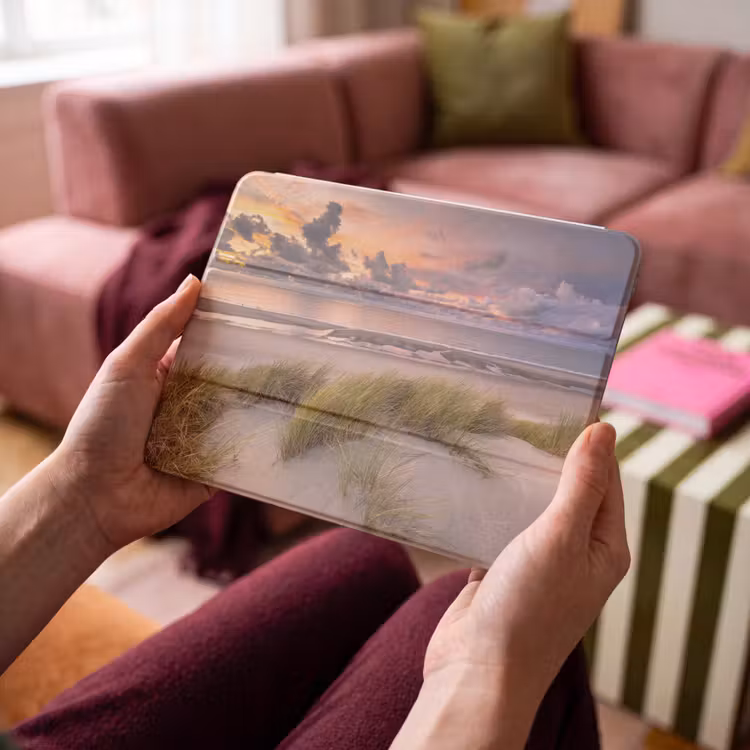 iPad hoes - Zonsondergang - Duin - Strand - Planten - Zee — 4