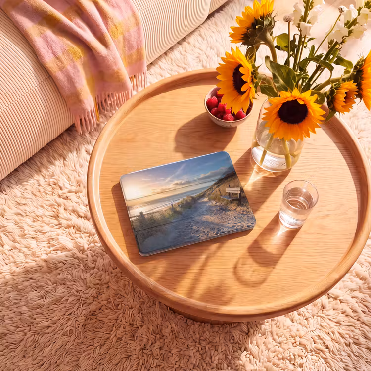 iPad hoes - Zonsondergang - Strand - Duin - Gras - Bank — 2