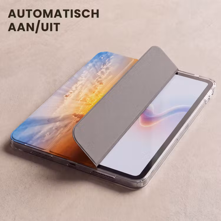iPad hoes - Zonsondergang - Zee - Lucht - Oranje - Horizon - Water — 5