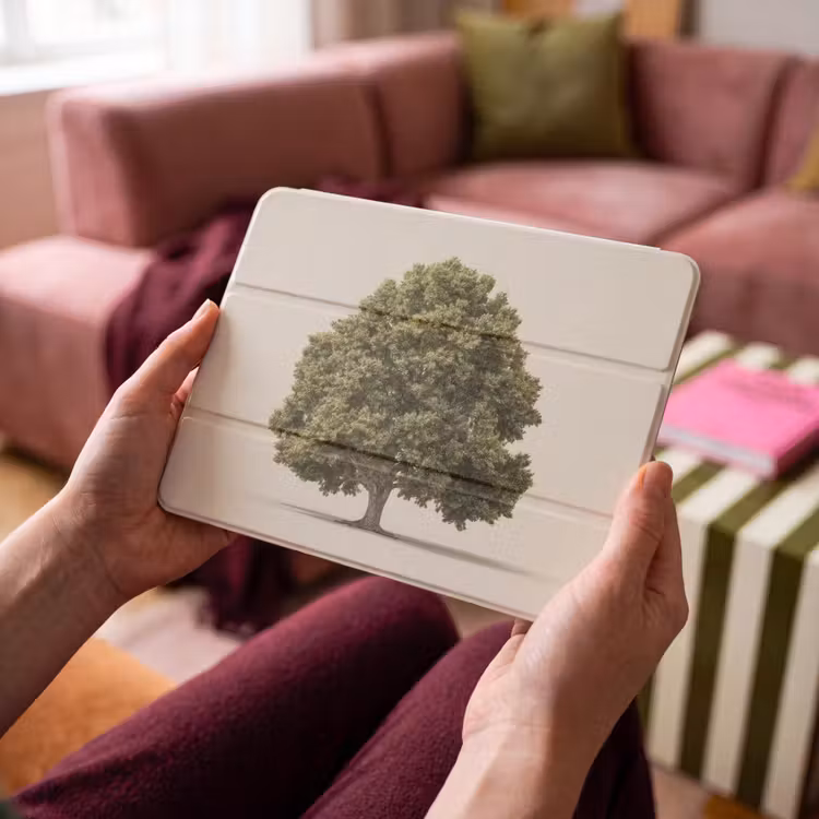 iPad hoes - Eikenboom - Groen - Lichte achtergrond — 4