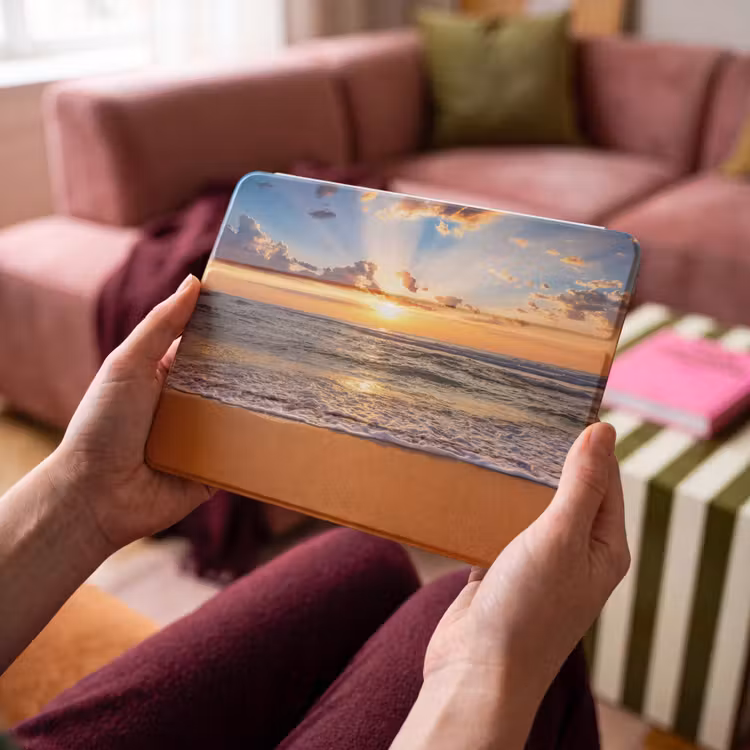 iPad hoes - Strand - Zonsondergang - Zee - Wolken - Horizon — 4