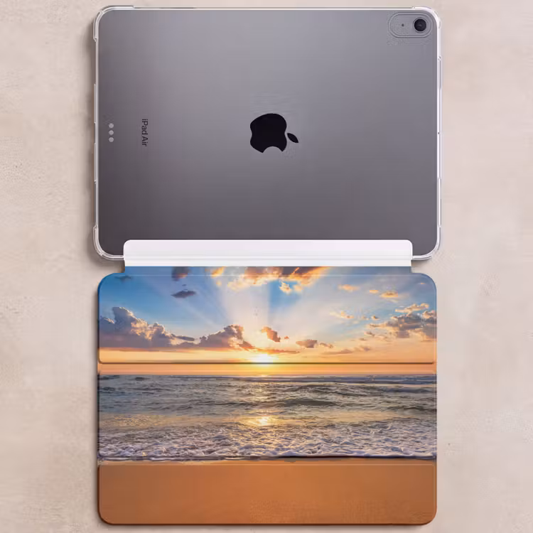 iPad hoes - Strand - Zonsondergang - Zee - Wolken - Horizon — 6