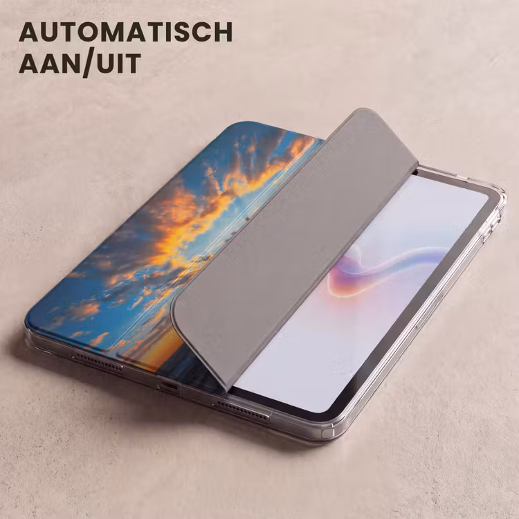 iPad hoes - Zee - Zonsondergang - Strand - Wolken - Oranje — 5