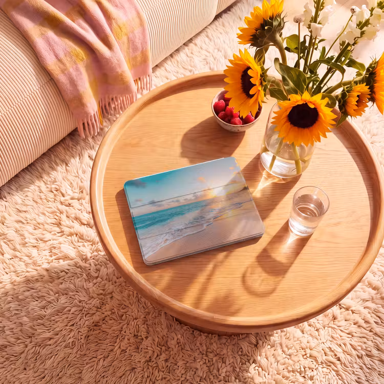 iPad hoes - Zonsondergang - Strand - Zee - Zomer - Blauw — 2