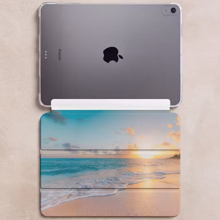 iPad hoes - Zonsondergang - Strand - Zee - Zomer - Blauw — 6