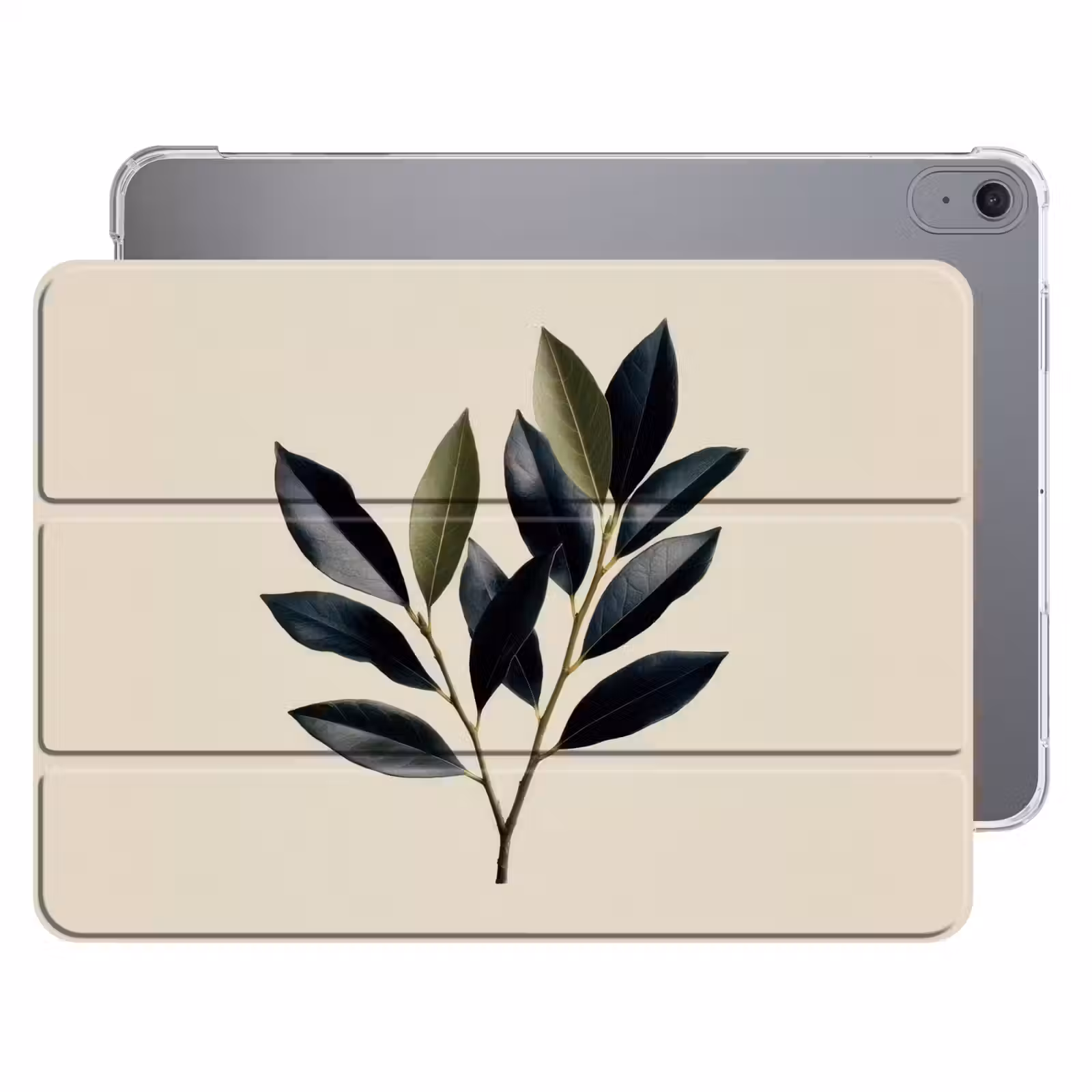 iPad hoes - Ovaal - Olijfgroen - Simpel — 1