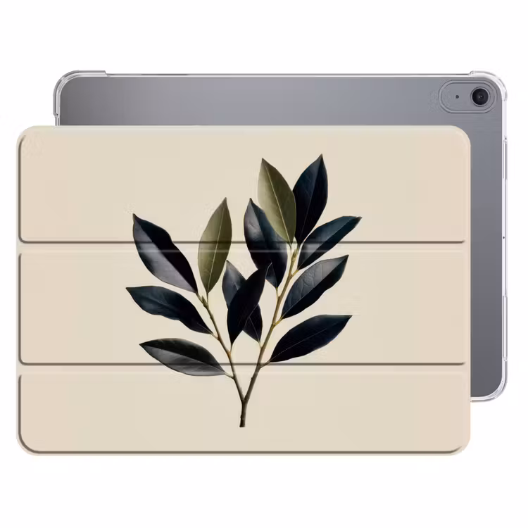 iPad hoes - Ovaal - Olijfgroen - Simpel — 1