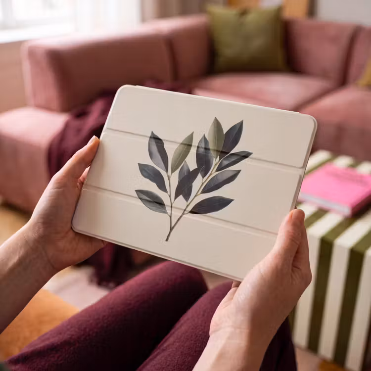 iPad hoes - Ovaal - Olijfgroen - Simpel — 4