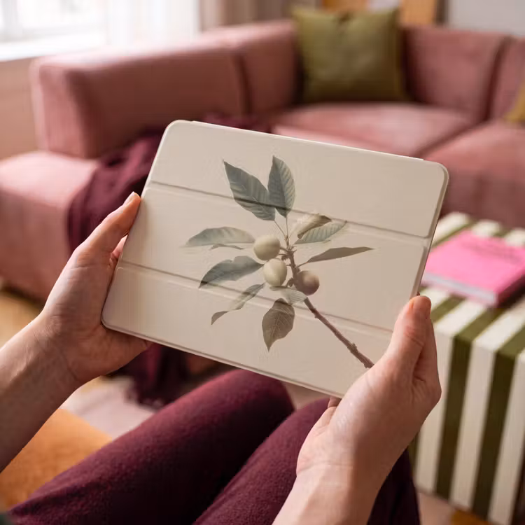 iPad hoes - Tak - Groene Bladeren - Vruchten — 4