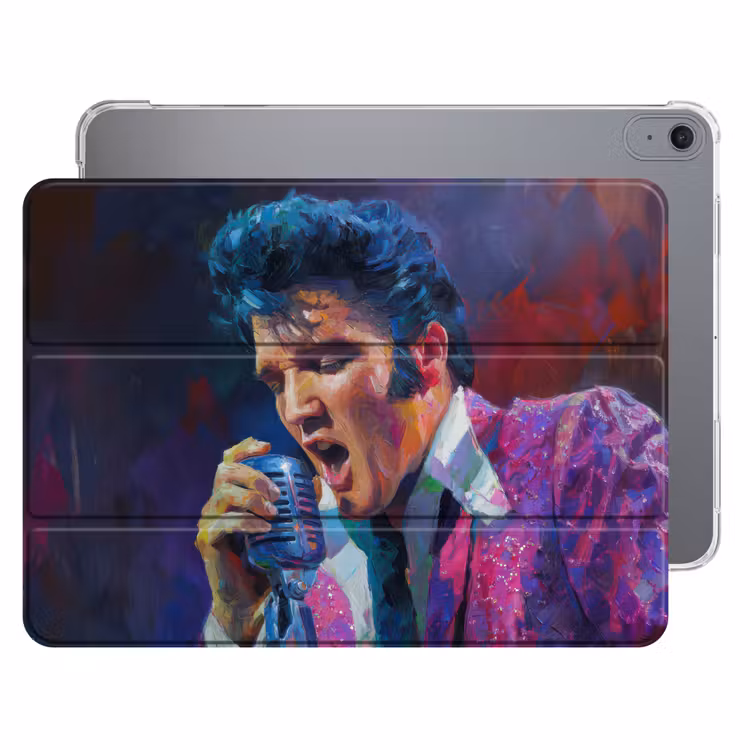 iPad hoes - Expressief - Microfoon - Paars — 1
