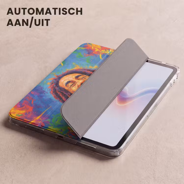 iPad hoes - Regenboogkleuren - Man - schilderij — 5