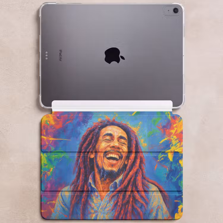 iPad hoes - Regenboogkleuren - Man - schilderij — 6