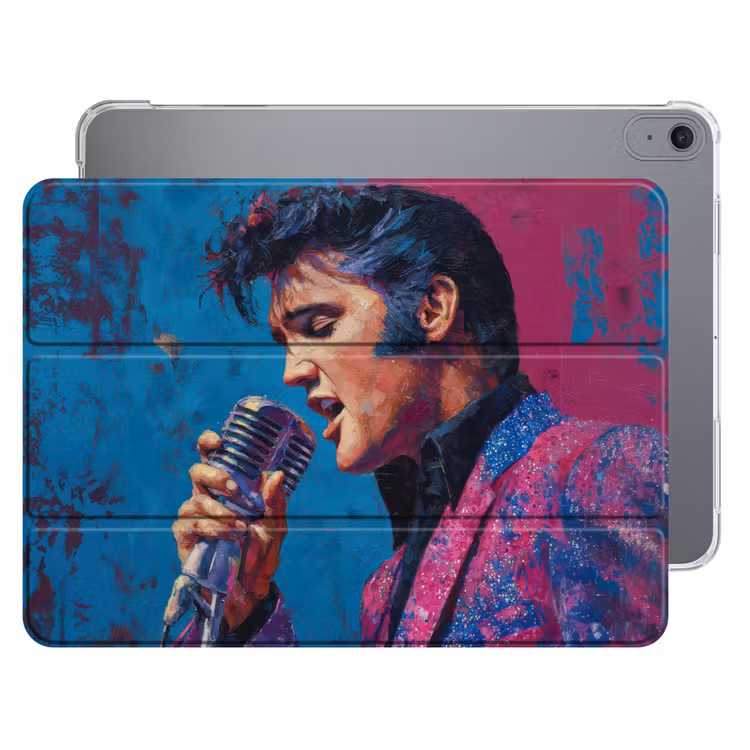 iPad hoes - Zingende man - Glitterjas - Microfoon — 1