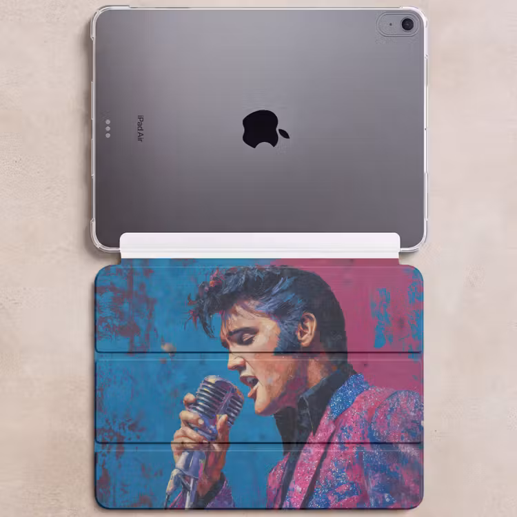 iPad hoes - Zingende man - Glitterjas - Microfoon — 6