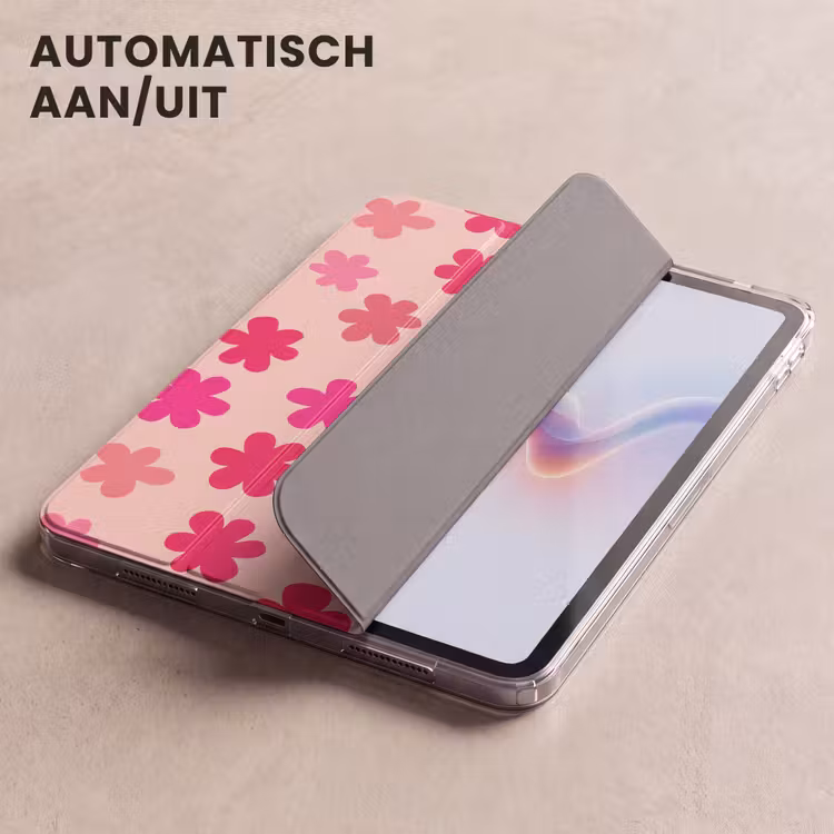 iPad hoes - Bloemen - Patroon - Roze — 5