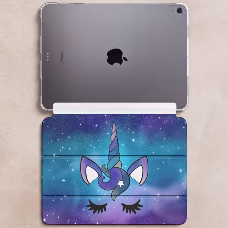 iPad hoes - Eenhoorn - Sterrenhemel - Ster - Blauw — 6