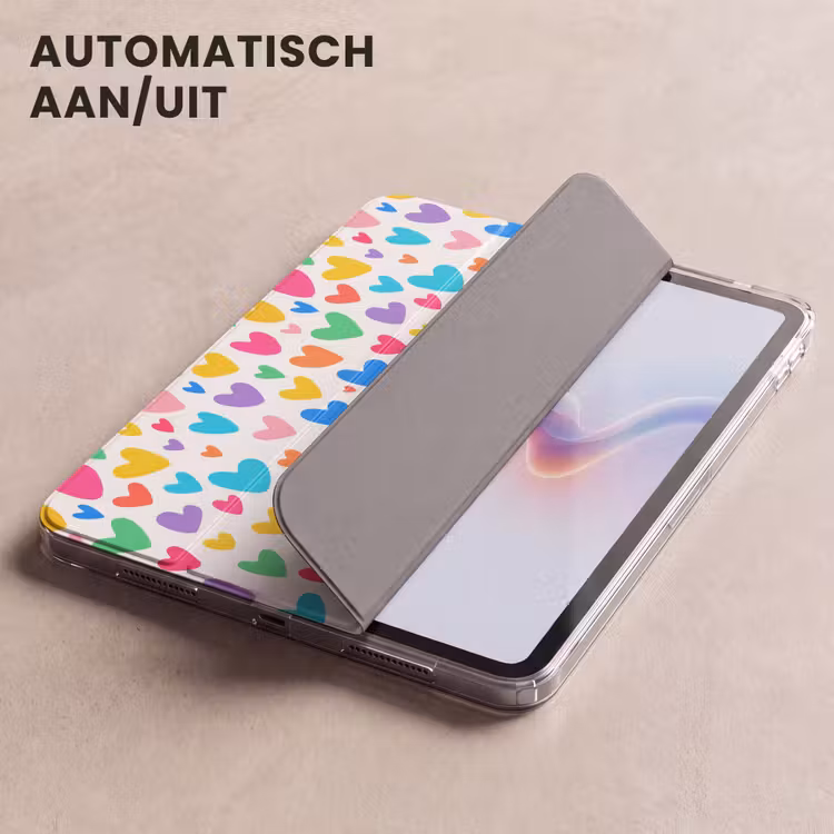 iPad hoes - Hartjes - Kleurrijk - Patroon - Levendig — 5