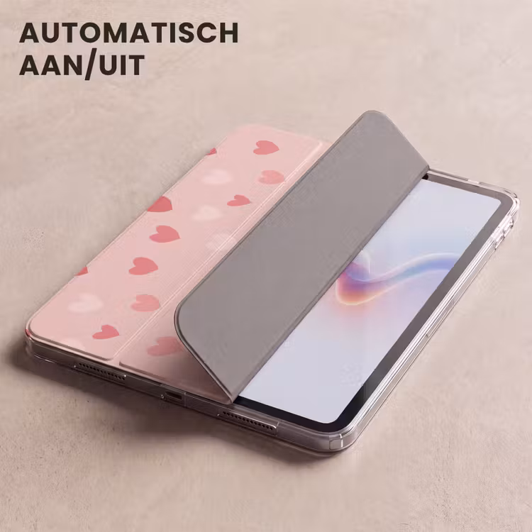 iPad hoes - Hartjes - Patroon - Roze — 5