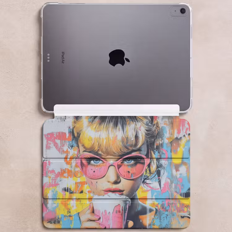 iPad hoes - Expressief - Milkshake - Vrouw - Felle kleuren — 6