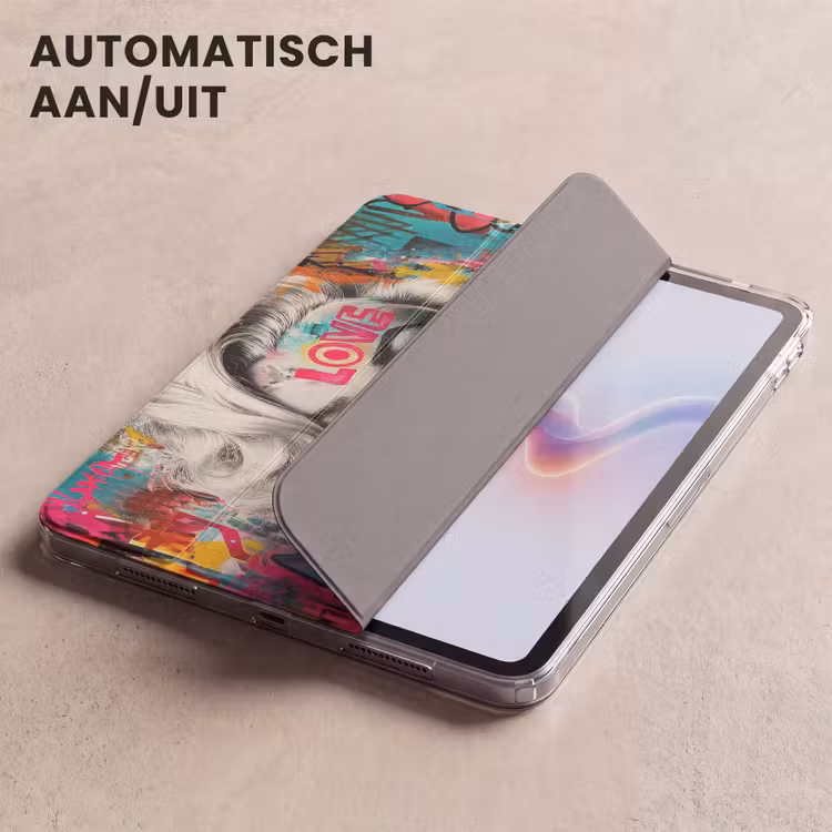 iPad hoes - Vrouw - Kauwgom - Graffiti - Neonkleuren — 5