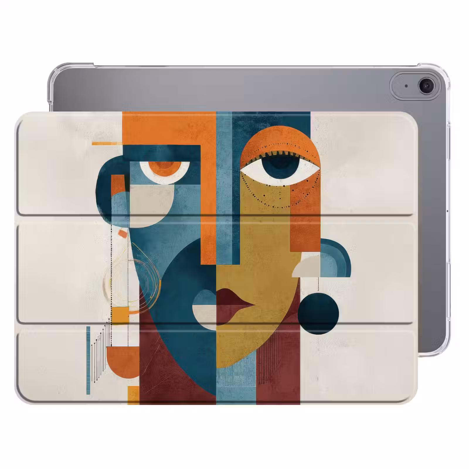 iPad hoes - Geometrisch - Strakke vormen - Kleurrijk — 1