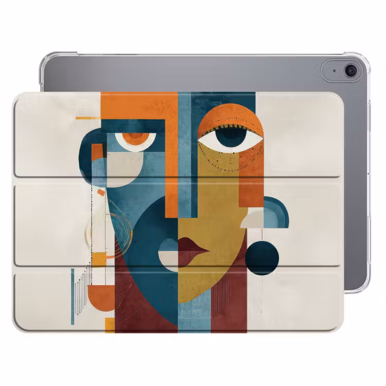 iPad hoes - Geometrisch - Strakke vormen - Kleurrijk — 1