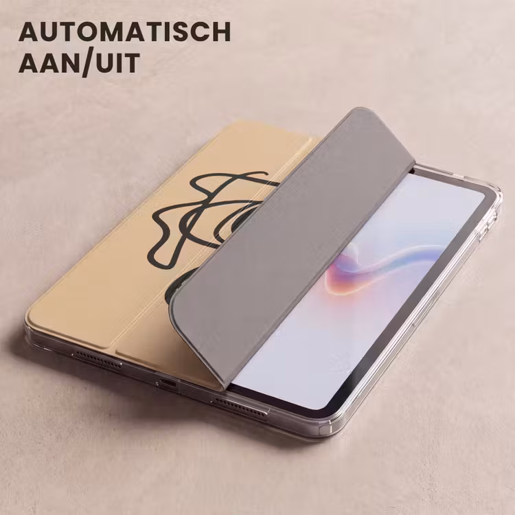 iPad hoes - Overlappende profielen - Lichtbruin - Zwart — 5