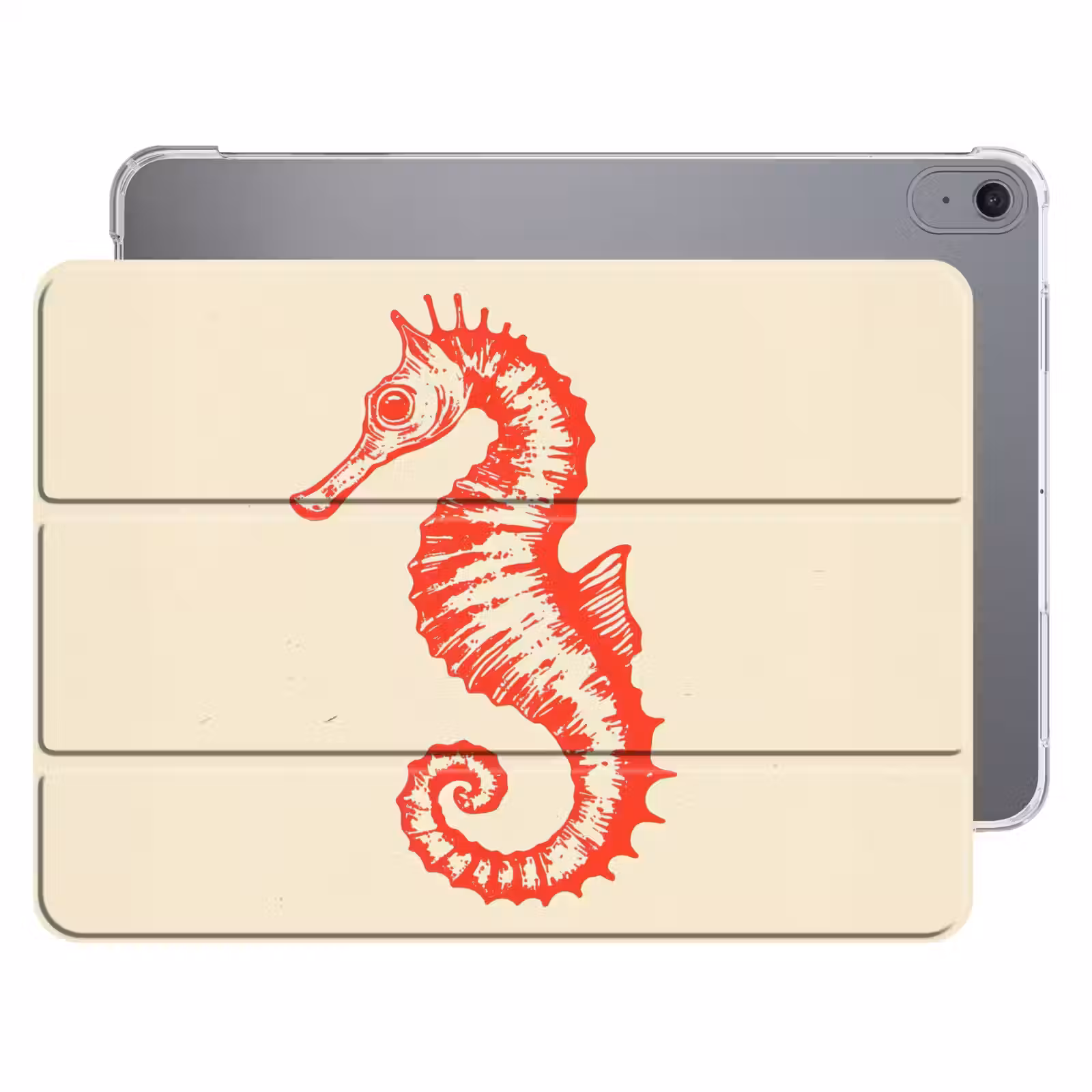 iPad hoes - Zeepaardje - Rood - Fijne details — 1
