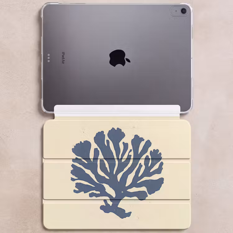 iPad hoes - Blauw koraal - Vertakkingen - Beige — 6