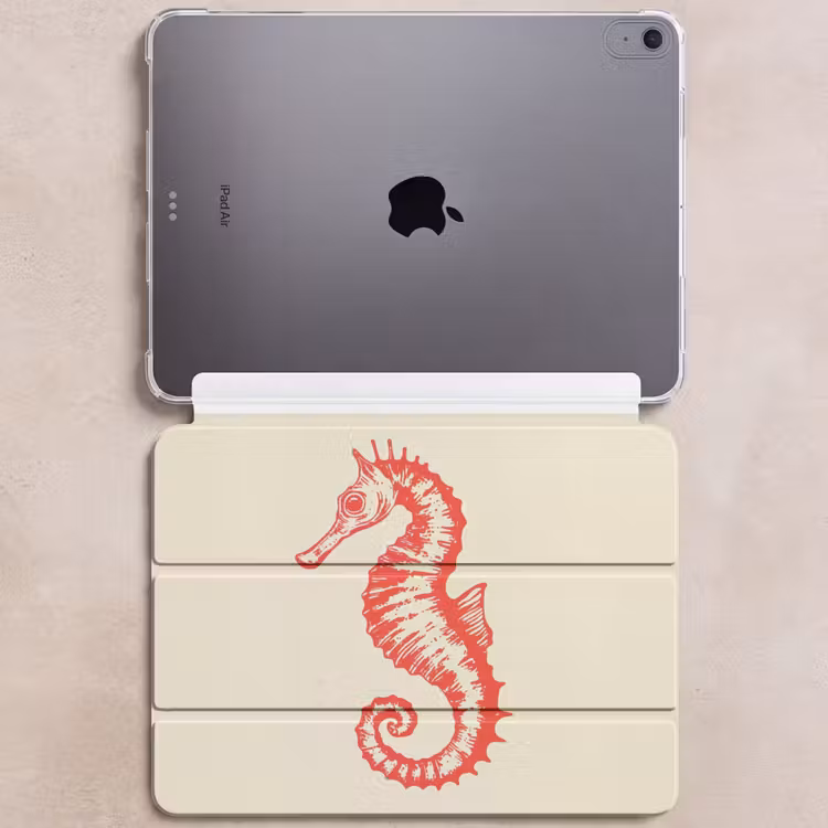 iPad hoes - Zeepaardje - Rood - Fijne details — 6
