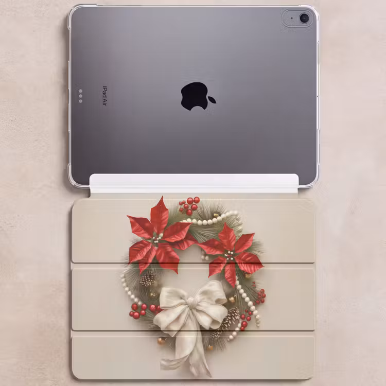 iPad hoes - Deurkrans - Strik - Kerst - Rood - Groen — 6