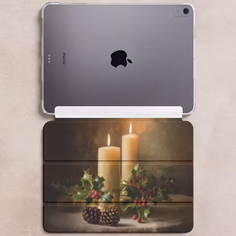 iPad hoes - Kaarslicht - Kerst - Veelkleurig — 6