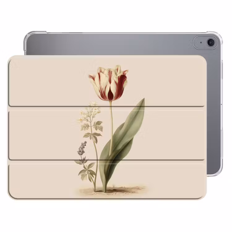 iPad hoes - Tulp - Minimalistisch - Beige — 1