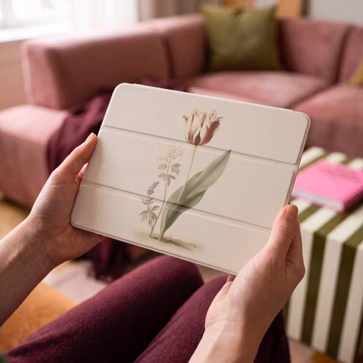 iPad hoes - Tulp - Minimalistisch - Beige — 4