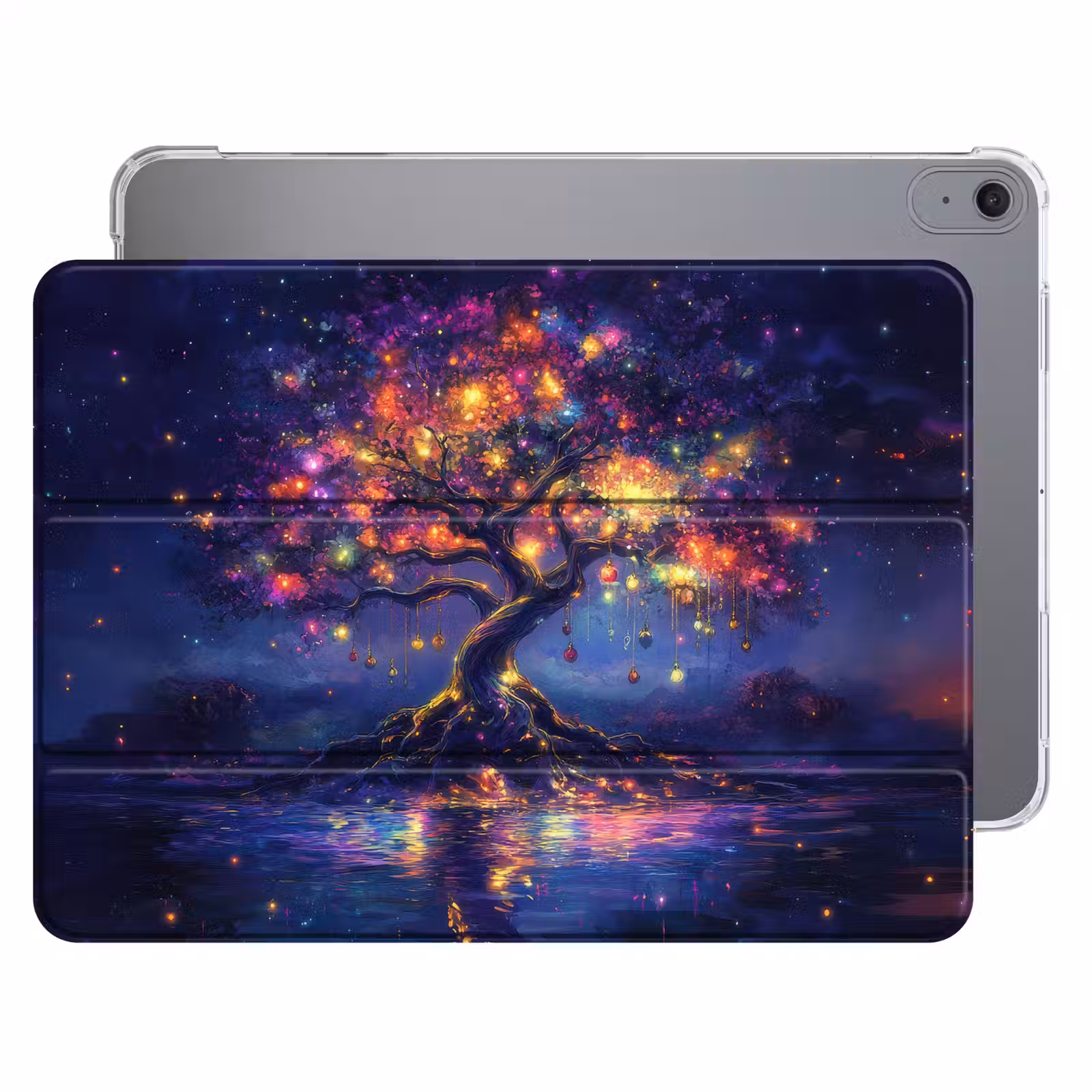 iPad hoes - Kosmisch - lichtboom - Kerst - Kleurrijk — 1